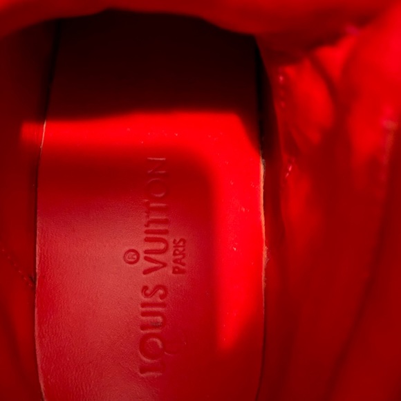 Authentic Louis Vuitton high top sneakers in size 9 used four times - Picture 9 of 13